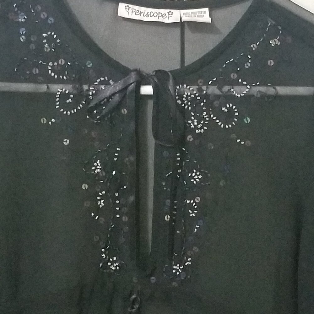 Sparkly Sheer Sequin Top